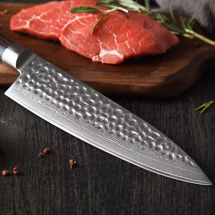 Soshida Shinguru Damascus 8' Chef Knife