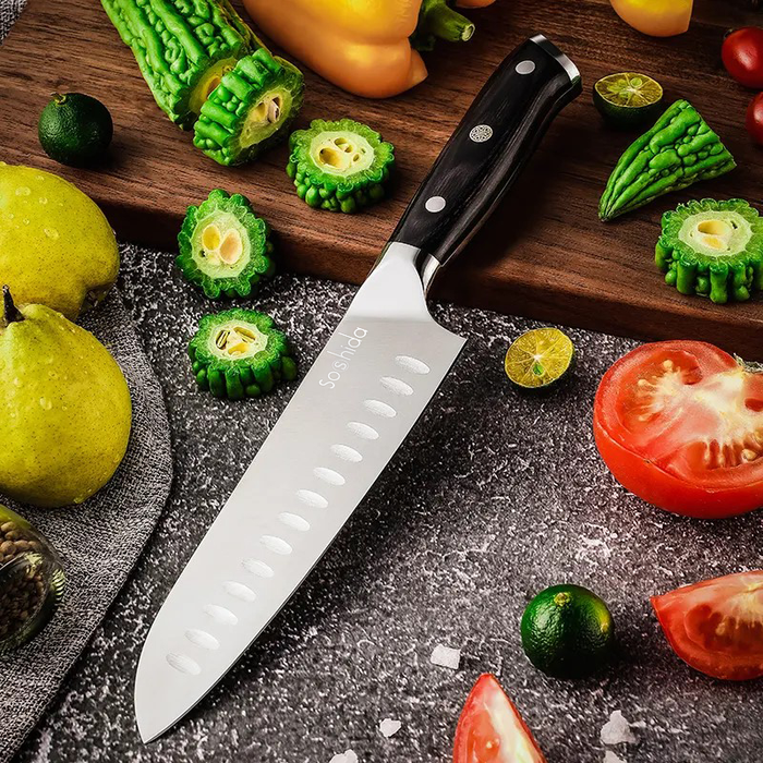 Soshida Ultra 7" Santoku Knife