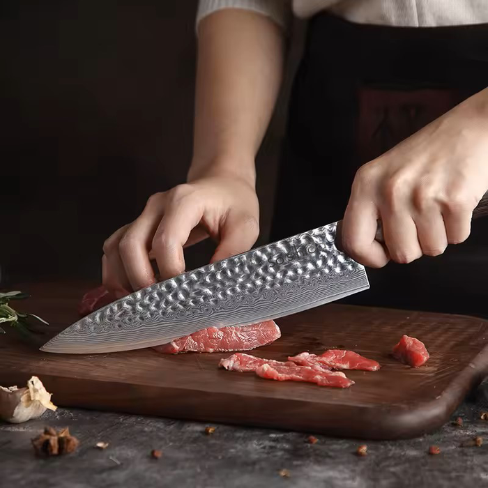 Soshida Shinguru Damascus 8' Chef Knife